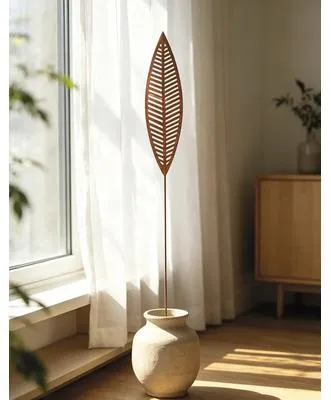 Produktbild von Dekostab Lafiora Blatt A Metall H 139,5 cm kupfer