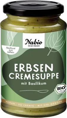 Produktbild von Suppe im Glas - Erbsen Cremesuppe 375ml