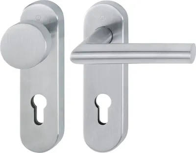 Produktbild von HOPPE Kurzschildgarnitur Ams.E58/353KH/1400 VA F69 PZ rd Wechselgrt - 10721522