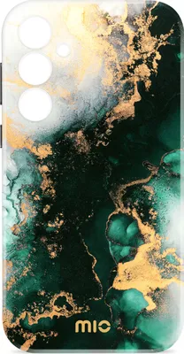 Imagen del producto de Funda para teléfono MIO, compatible con Samsung Galaxy S25 FE, con tecnología MagSafe, tipo carcasa rígida, color verde mármol