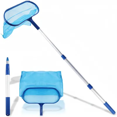 Produktbild von InAndOutdoorMatch - Schwimmbadschöpfnetz - Teleskopstange - Feinmaschig, KI-generiertes Bild
