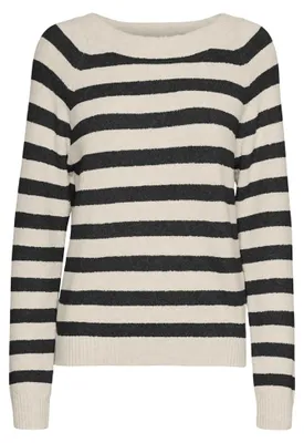 Productafbeelding van Vero Moda VMDOFFY gebreide trui, trui, dames, volwassenen, wit, maat L, polyester