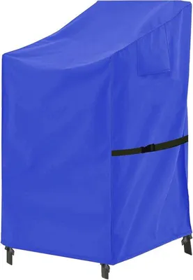 Productafbeelding van Waterdichte tuinstoelhoes voor stapelstoelen - Winterbestendig en UV-bestendig, 600D Oxford-weefsel
