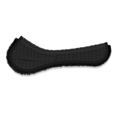 Produktbild von Mattes Sattelkissen Dressur Correction® mit Lammfell im Sitzbereich Spinefree® EWWA Sattelpad Schwarz/Schwarz L