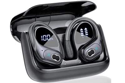 Image de Aptkdoe Casque Bluetooth Sport, Casque Sans Fil Bluetooth 5.3 Avec Microphone