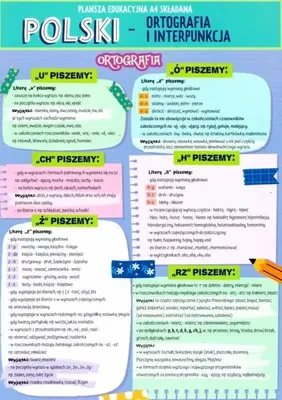 Obrázok produktu pre Karta edu składana j. polski - polszczyzna A4