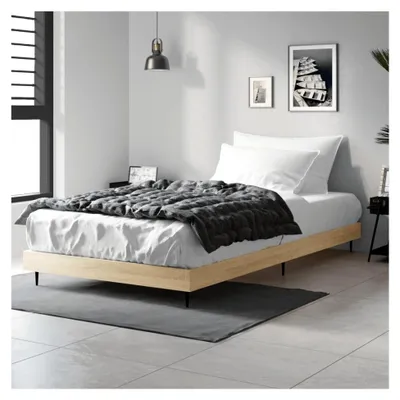 Produktbild von Bettgestell Sonoma Eiche 100x200 cm ohne Matratze