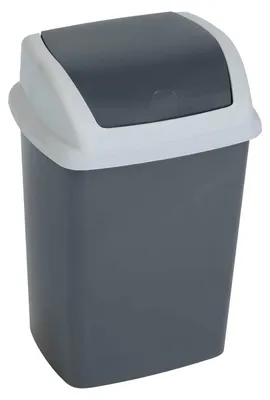 Produktbild von MAUL Abfalleimer MAULswing 5 l Kunststoff 20 x 16 x 29 cm dunkelgrau