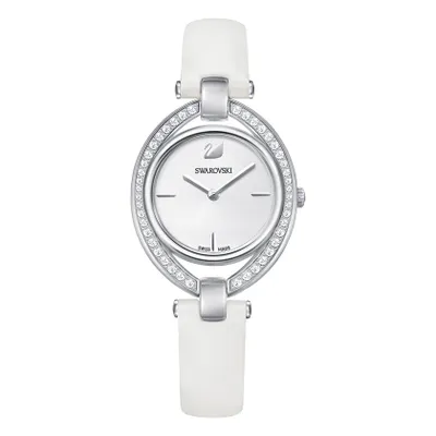 Produktbild von Swarovski 5376812 Damen-Armbanduhr, Edelstahl-Gehäuse, Leder-Armband