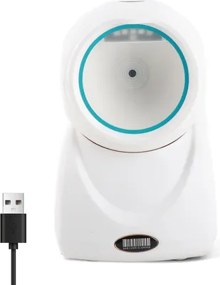 Obrázek produktu pro 1D 2D QR Stolní drátový snímač čárových kódů Vysokorychlostní platforma Hands-Free Automatická čtečka smyslů USB port Plug&Play Kompatibilní se systémem Windows Android Snímač obrazu CMOS Vhodný pro supermarket Maloobchod Obchod s potravinami Skladiště