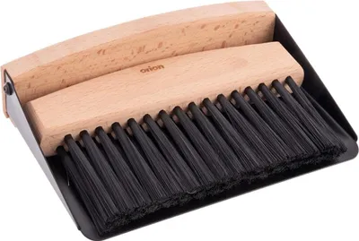 Immagine prodotto di Set di paletta e spazzola magnetiche, metallo e legno, 2 pezzi
