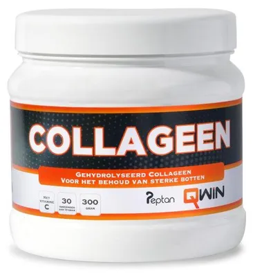 Produktbild von QWIN Collagen Peptan Pulver mit Vitamin C 300 g