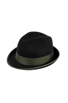Produktbild von Schützenhut mit Ripsband kleine Form in schwarz