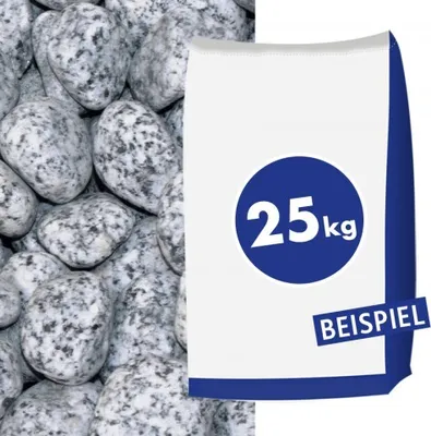 Produktbild von Hamann Granit-Gletscherkies Grau 40-60 mm 25 kg