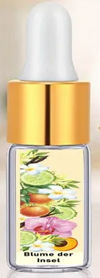 Produktbild von GKA Parfüm Öl Blume der Insel aus Frankreich Parfümöl Kosmetik Orange, Bergamotte, Ylang-Ylang, Orchidee, Tiaré-Blume, Tuberose, Aprikose, Maiglöckchen, Tonkabohne, Kristallmoschus, Bourbon-Vanille sehr intensiv Probierfläschchen