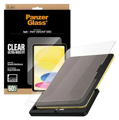 Productafbeelding van PanzerGlass schermbeschermer voor iPad 11/10.9 met snelle installatietool