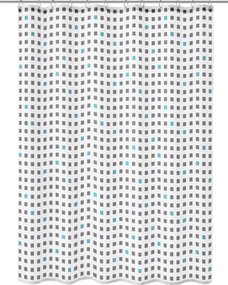 Produktbild von Kleine Wolke Duschvorhang Textil CASKET Grau 180 x 200 cm