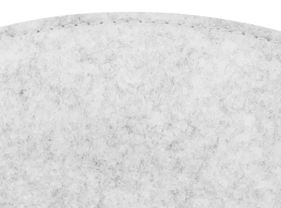 Immagine prodotto di Cuscini per seduta in feltro, cuscini per sedia, imbottiture per sedile, set da 4, realizzati in feltro bianco con imbottitura rotonda