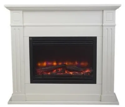 Produktbild von Casa Padrino Jugendstil Elektro Kamin B 100  x H 89 x T 30 cm - Elektrokamin - Wohnzimmer Antik Stil Kamin