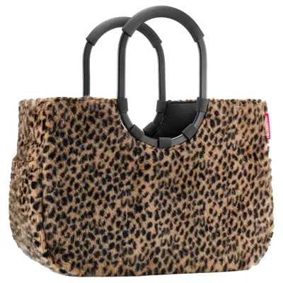 Produktbild von Reisenthel loopshopper L, Braun, Schwarz, Polyester, Stoffbeutel, Muster, 25 l, 460 mm