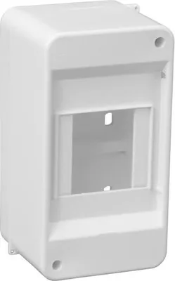 Immagine prodotto di Quadro di distribuzione piccolo Montaggio a superficie di 3 moduli con terminale N+PE Scatola portafusibili Scatola di distribuzione