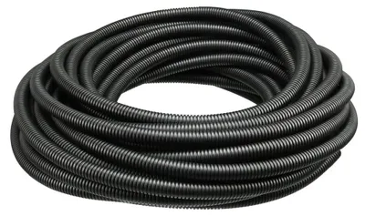 Obrázok produktu pre Ochranná hadica na káble, polyetylén, flexibilná, čierna, 8 mm, 5 metrov