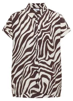 Produktbild von Cecil (304) EOS_ big zebra Printed Shirt C brown cacao brown cacao L