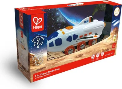 Produktbild von Hape Raumfhre Spielzeug - Dual-Mode Space Shuttle mit Licht und Sound
