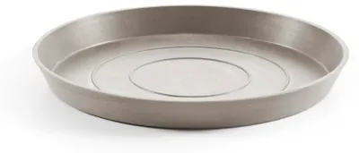 Produktbild von Ecopots Saucer Round, Pflanzenwagen, Kunststoff, Graubraun, Drinnen, Matte, 287 mm