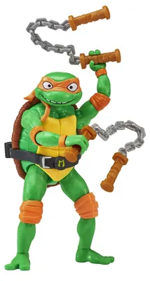 Produktbild von Teenage Mutant Ninja Turtles Michelangelo Basic Figur, 4 Jahr(e), Ninja Turtles, Mehrfarbig, Kunststoff