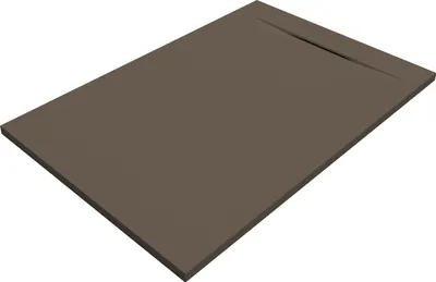 Produktbild von SANYCCES SIENA Rechteckige Duschwanne SanyDur Gel Coat 100 x 80 cm, cocoa