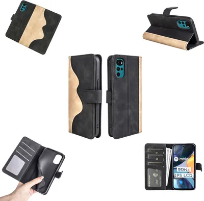 Immagine prodotto di Per Motorola Moto G22 Design Custodia per cellulare Custodia in  nera Cover