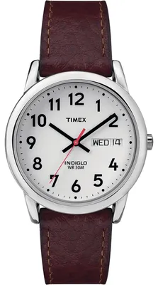 Produktbild von Timex Men's Easy Reader 35mm Date Window Leather Strap Watch