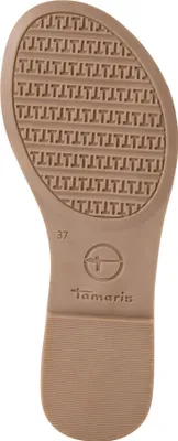 Produktbild von Tamaris Damen Sandale aus Leder mit gekreuzten Riemchen 1-28139-44, Größe:38 EU, Farbe:Beige