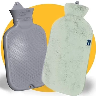 Zdjęcie produktu dla Termofor XXL 3 5 l bezszwowy polar zielony dla niemowląt prezent