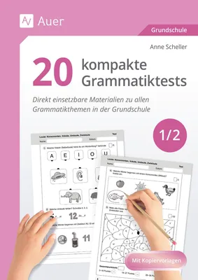 Produktbild von 20 kompakte Grammatiktests für Klasse 1 und 2