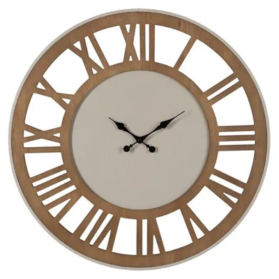 Produktbild von Wanduhren – Aus natürlichem Eisen, MDF-Holz – 68,5 x 4 x 68,5 cm