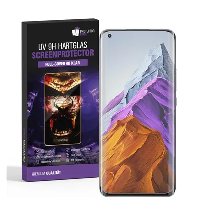 Produktbild von 4x 9H Panzerglas für Xiaomi Mi 11 Full-Screen HD klar UV-Liquid Tempered Glas Displayschutz Schutzglas Screen-Protector