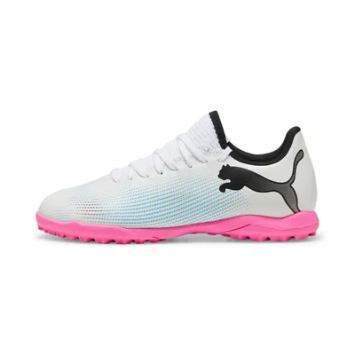 Produktbild von Puma FUTURE 7 PLAY TT Jr. PUMA WHITE-PUMA BLACK-POISON P 37.5