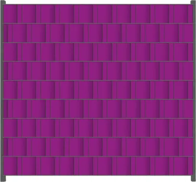 Produktbild von Wallario Zaunsichtschutz mit Motiv Lila für Ein- und Doppelstabmatten Zäune in der Größe 200 x 180 cm