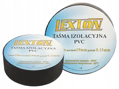 Produktbild von Lexton Isolierband schwarz 25m PVC Rolle