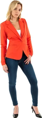 Immagine prodotto di ICHI IHKATE giacca blazer da donna giacca blazer da donna con design a 1 bottone colletto con revers elasticizzato tasche con profili vestibilità slim