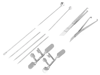 Kapaun-Werkzeug-Set, 10-teilig, Edelstahl, für Geflügel