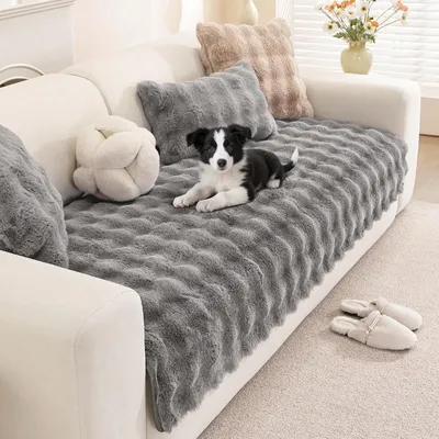 Immagine prodotto di Copertura per divano in peluche morbido, antiscivolo e lavabile