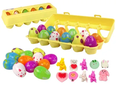 Zdjęcie produktu dla Zestaw jajek wielkanocnych Fidget Toys 12 szt.