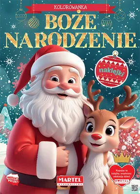 Zdjęcie produktu dla Boże Narodzenie. Kolorowanka Z Naklejkami