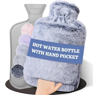 Obrázok produktu pre Ohrievač s poťahom, objem 2 litre, model "Kenguru", tmavomodrej farby