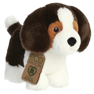 Produktbild von Aurora Eco Nation Beagle Plüschhund Braun 20 Zentimeter