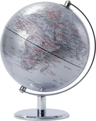 Produktbild von TROIKA LUNAR, Politischer Globus, Klassisch, Souvenir, Tisch/Bank, Tisch, Metall, Kunststoff, Metall, Edelstahl