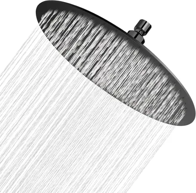 Obrázok produktu pre Dažďová sprchová hlavica 30 cm, okrúhla, nehrdzavejúca oceľ, 144 trysiek, proti vodnému kameňu, do kúpeľne